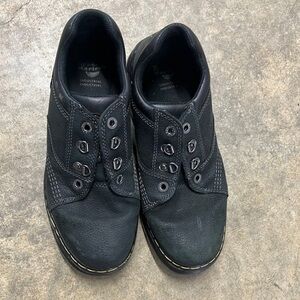 Dr. Martens Black Oxfords Sleek Minimalist Design
